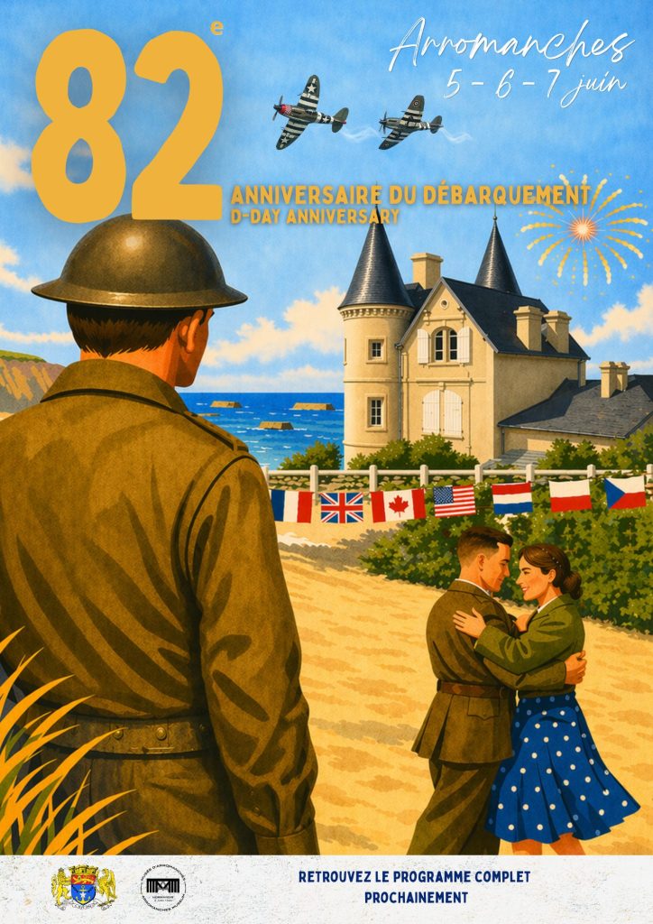 Visuel 82e anniversaire du Débarquement 